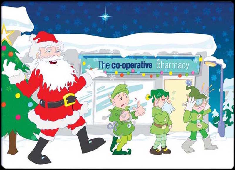 Co-Op Pharmacy Santa Elves