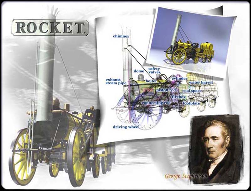 Stephenson's Rocket - Mockup