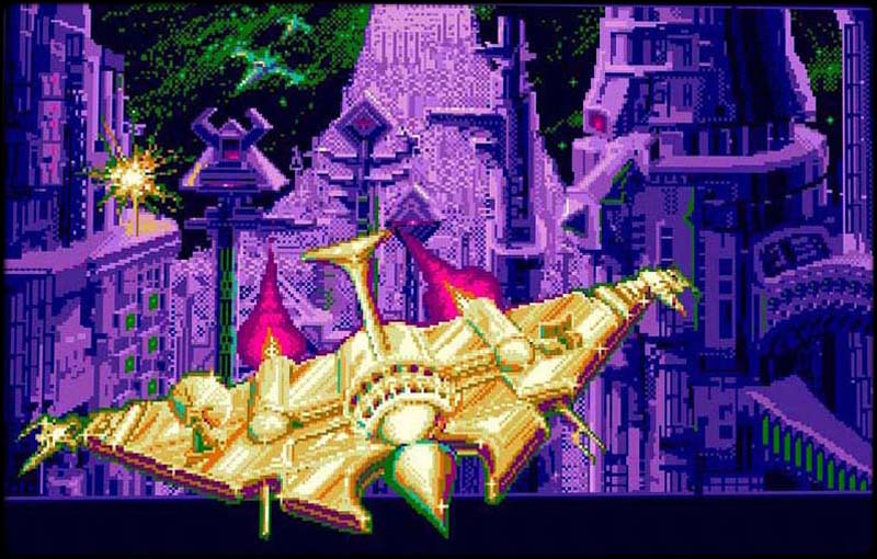 Goldrunner Titlescreen