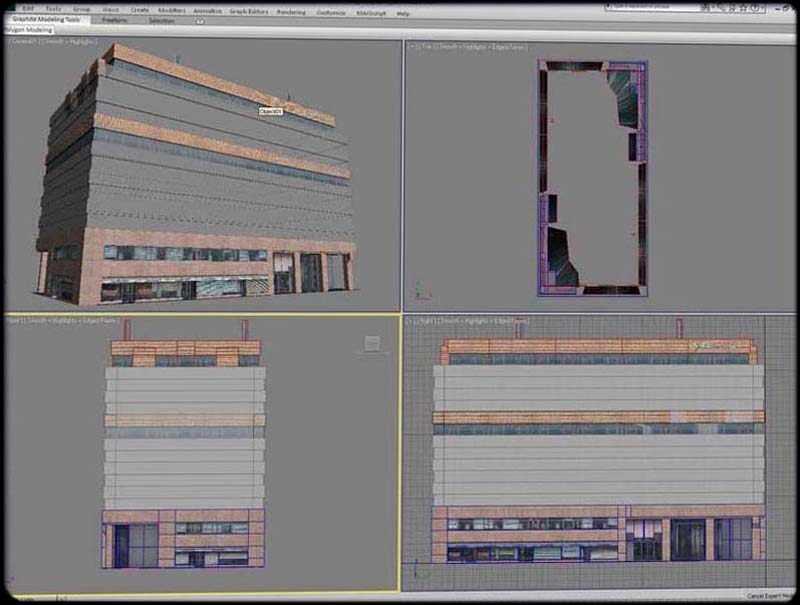 'Three Block' - Screenshot Orthographic