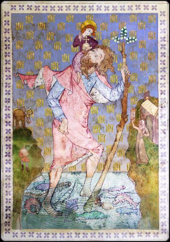 St Christopher restored