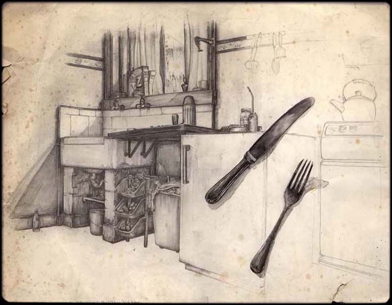 Myopic View of the Kitchen Back Home