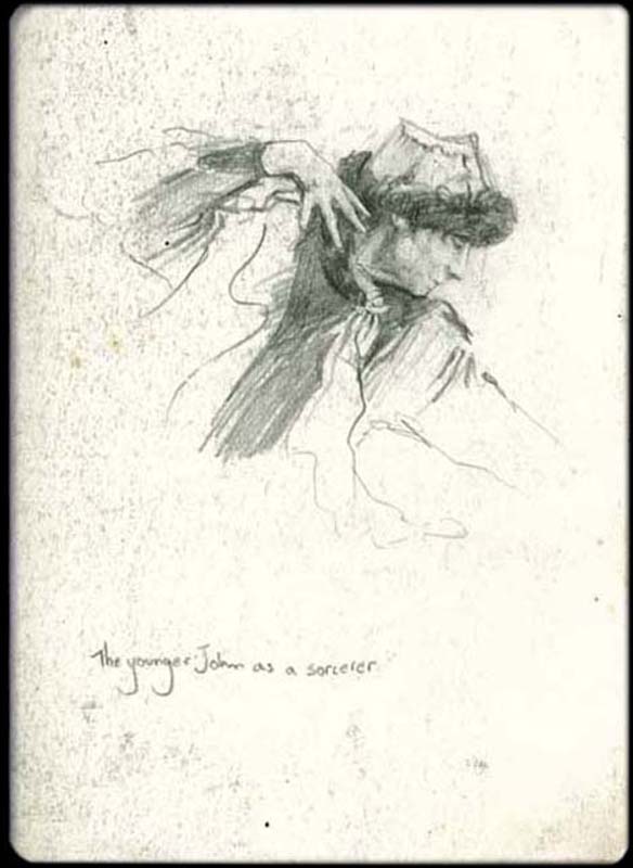 The Younger John as a Sorcerer