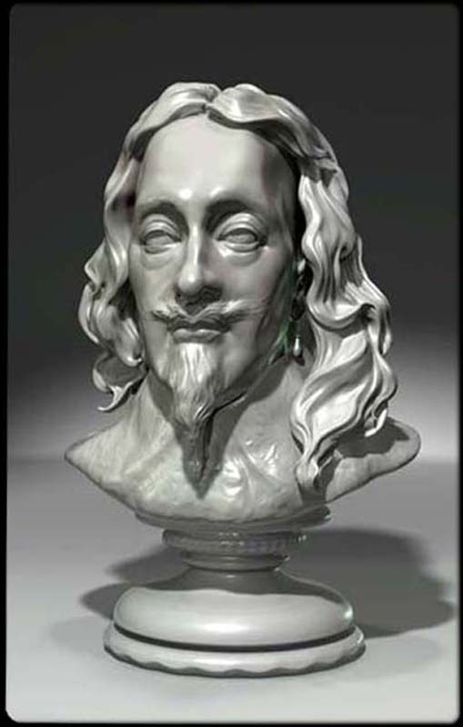 Charles I - bust